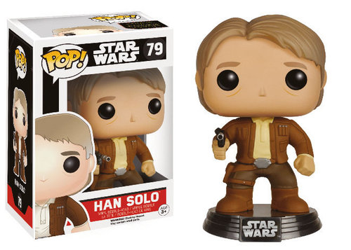Star Wars Episode VII POP! Vinyl Wackelkopf-Figur Han Solo 9 cm