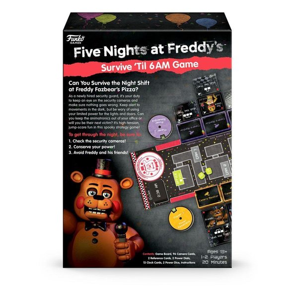 Five Nights at Freddy's Brettspiel Survive 'Til 6AM *Englische Version*