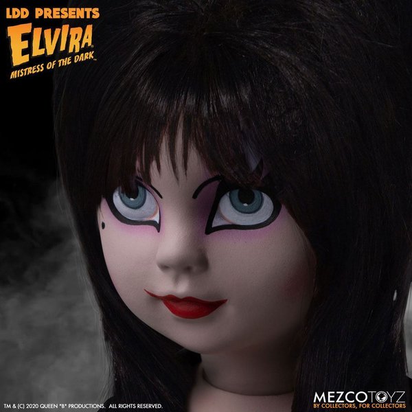 Elvira Herrscherin der Dunkelheit Living Dead Dolls Puppe Elvira 25 cm