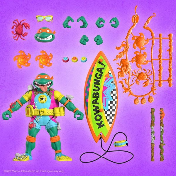 Teenage Mutant Ninja Turtles Ultimates Actionfigur Sewer Surfer Mike 18 cm