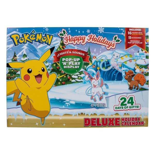 Pokémon Deluxe Adventskalender Holiday 2022 *Version DE/FR/NL*
