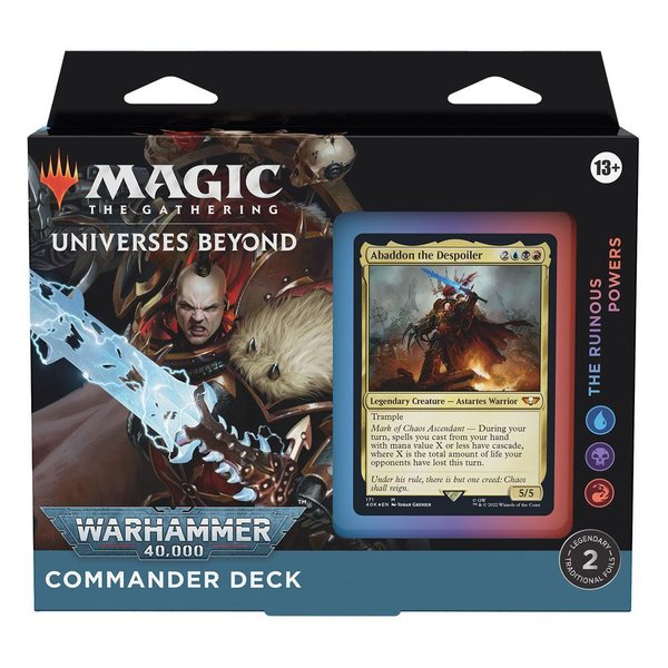 Magic the Gathering Universes Beyond: Warhammer 40,000 Commander-Deck "The Ruinous Powers"